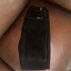 7 For All Mankind B(air) The ankle Skinny Black
